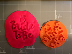 Bride To Be Embosser/Stamp - Arbi Design - CookieCutz - 2