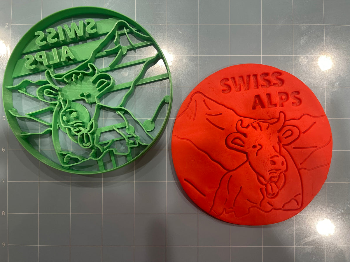 Swiss Alps Cows Cookie Cutter – Arbi Design - CookieCutz