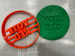 Vote Red Cookie Cutter