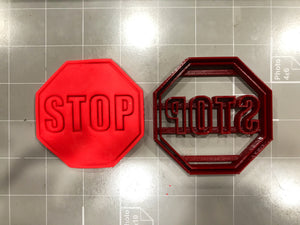 Stop Sign Cookie Cutter