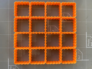 1”x16 Scalloped Shape Square Multi Cutter