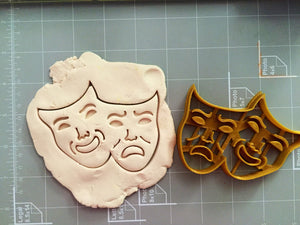 Comedy/Tragedy Masks Cookie Cutter - Arbi Design - CookieCutz - 2