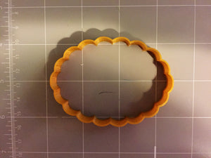 Scalloped Oval Cookie Cutter - Arbi Design - CookieCutz - 4
