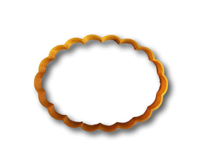 Scalloped Oval Cookie Cutter - Arbi Design - CookieCutz - 1