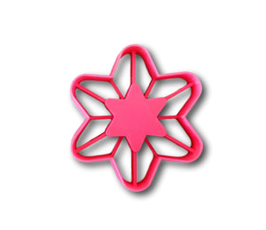 Thumbprint 6 points Star Cookie Cutter