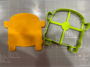 Van / Bus front view  Outline Cookie cutter