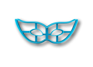 Carnival mask cookie cutter 10 cm in PLA Carnival mask cookie cutter 10 cm in PLA