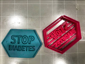 Stop Diabetes Cookie Cutter