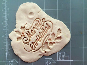 Merry Christmas Embosser/Stamp - Arbi Design - CookieCutz - 4