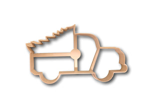 Truck Carrying Tree cookie cutter
