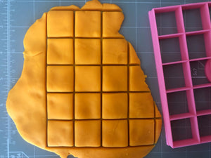 25x1" size squares multi Cookie Cutter (5 x 5 in )