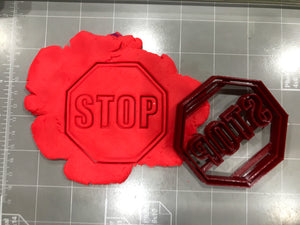 Stop Sign Cookie Cutter