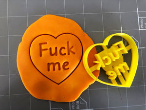Fuck me in Heart Cookie Cutter