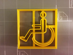 Handicapped Sign Cookie Cutter - Arbi Design - CookieCutz - 3