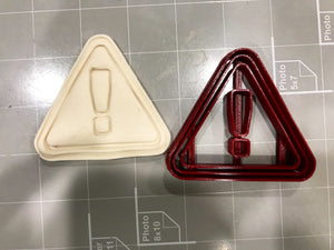 Caution Sign Cookie Cutter