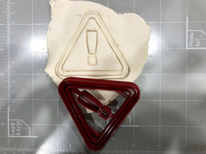 Caution Sign Cookie Cutter