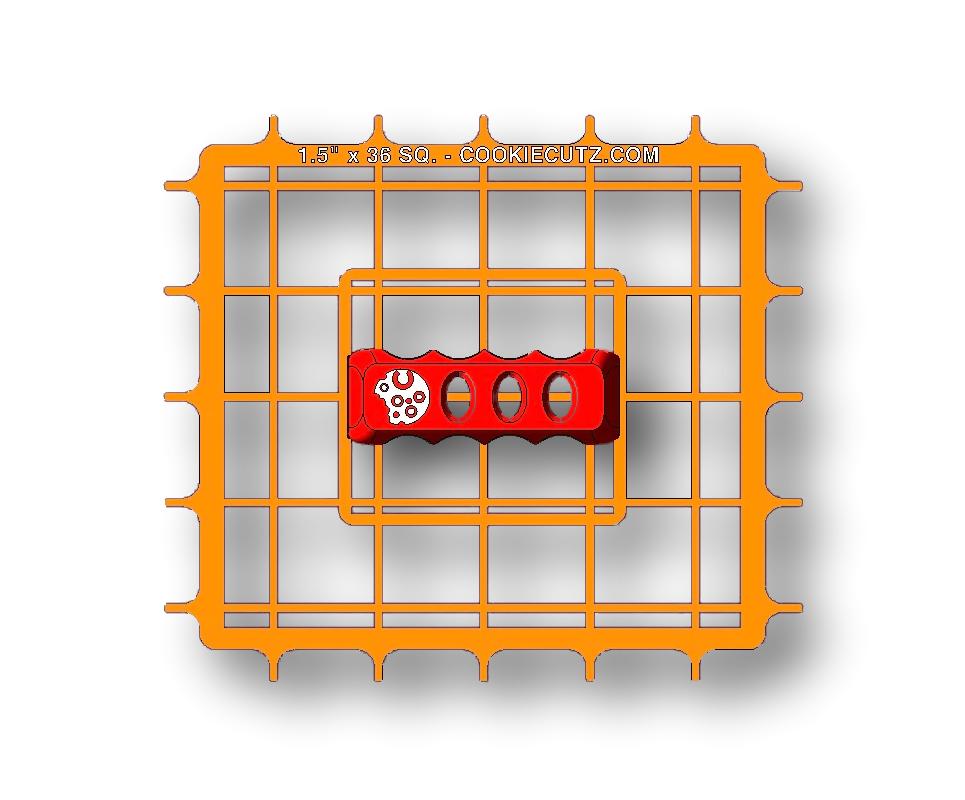 1.5”x 36 Square Multi Cutter with Handle (Open Outside Edges )