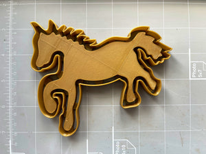 Thumbprint Horse cookie cutter