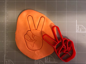 Victory/Peace Symbol Cookie Cutter