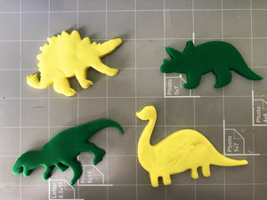 Dinosaur Cookie Cutters (Set of 4)