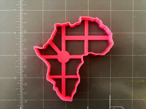 Africa Map Cookie Cutter
