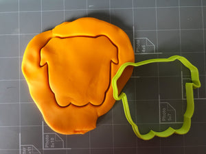 Bulldog Cookie Cutter (outline)