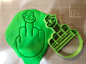 Middle Finger Cookie Cutter - Santa Versian