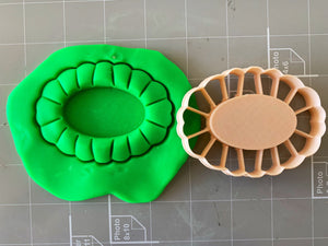 Thumbprint Oval Shaped Cookie Cutter