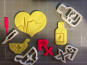 Medical Supplies (First Aid) Cookie Cutters (Bundle) - Arbi Design - CookieCutz - 2