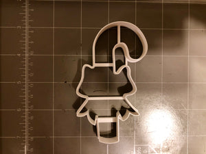 Candy Cane with Bow cookie cutter