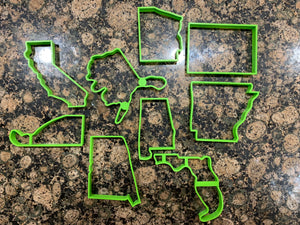 United States Cookie Cutters ( Choose Your State )
