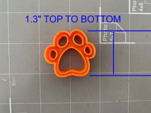 Dog Paw Cookie Cutter (may be used for cat and other pets)